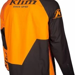 Alternative view of Klim Revolt 1/4 Zip Pullover Jacket Black/Strike Orange