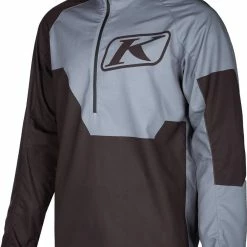 Klim Revolt 1/4 Zip Pullover Jacket Black/Castlerock