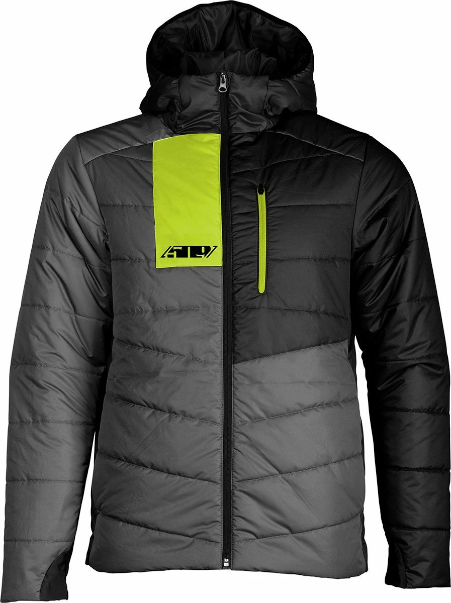 509 Syn Loft Insulated Hooded Jacket Gray/Lime 1 509 Syn Loft Insulated Hooded Jacket Gray/Lime
