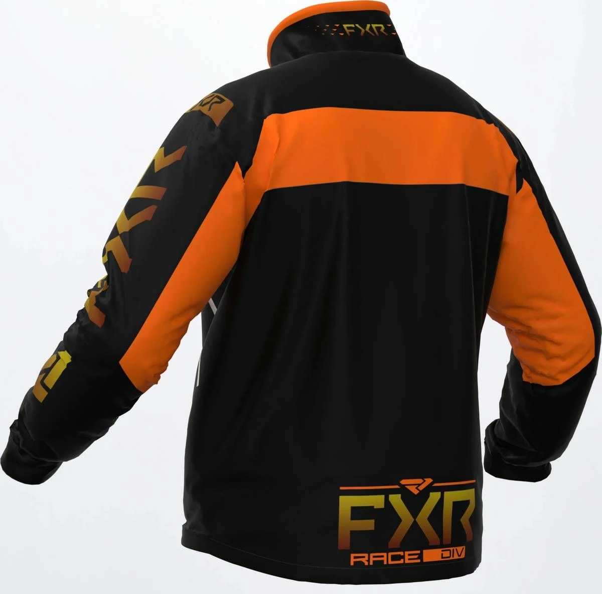 FXR 2022 Cold Cross RR Jacket Black/Gold Inferno/Org 2 FXR 2022 Cold Cross RR Jacket Black/Gold Inferno/Org - Image 2