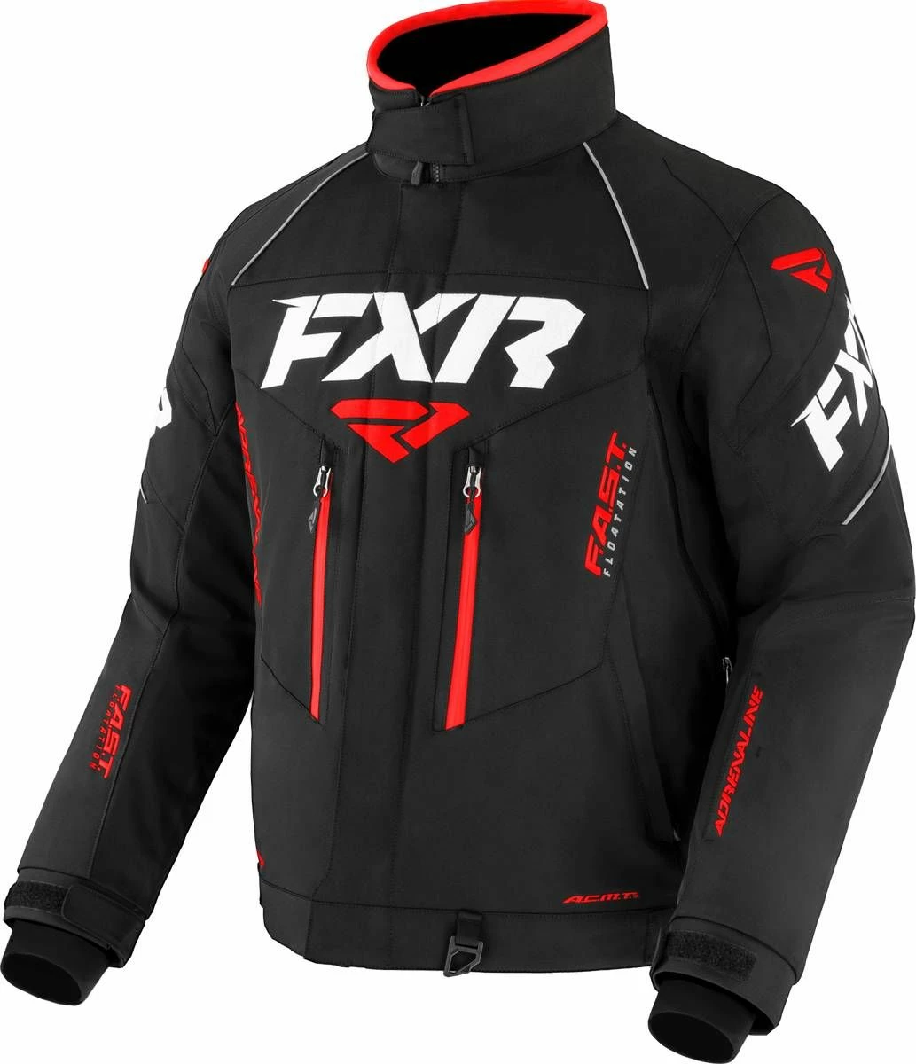 FXR 2022 Adrenaline Snowmobile Jacket Black/Red 1 FXR 2022 Adrenaline Snowmobile Jacket Black/Red