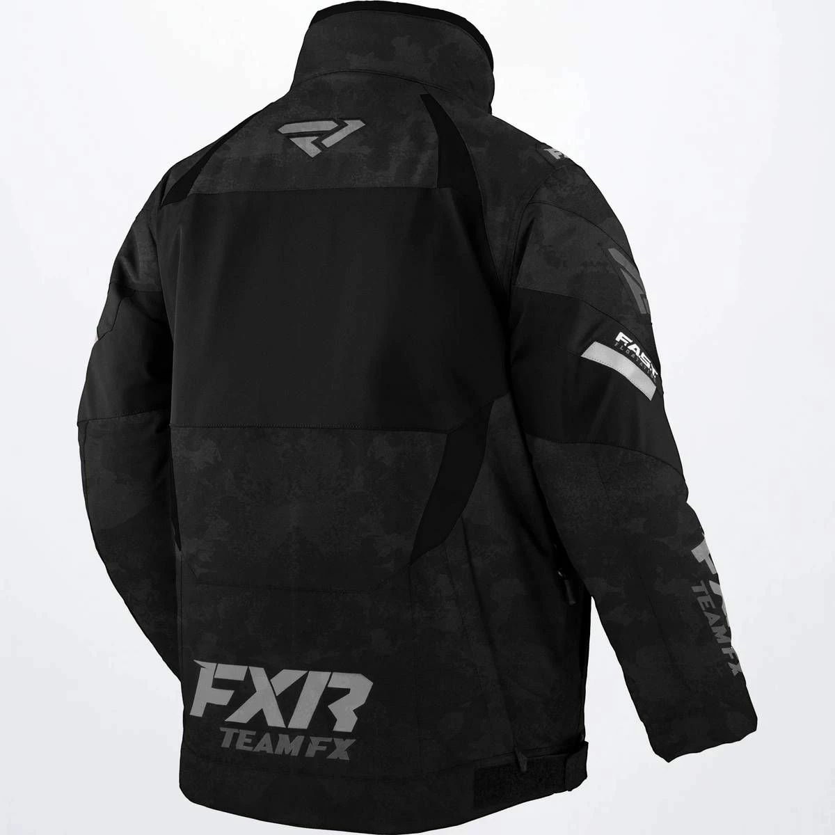 FXR 2022 Team FX Snowmobile Jacket Black Camo 2 FXR 2022 Team FX Snowmobile Jacket Black Camo - Image 2