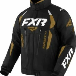FXR Team FX Snowmobile Jacket Black/Canvas