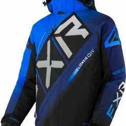 FXR 2023 CX Snowmobile Jacket Black/Blue Fade