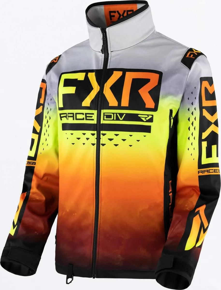 FXR 2023 Cold Cross RR Snowmobile Jacket White Lightning/Black 1 FXR 2023 Cold Cross RR Snowmobile Jacket White Lightning/Black