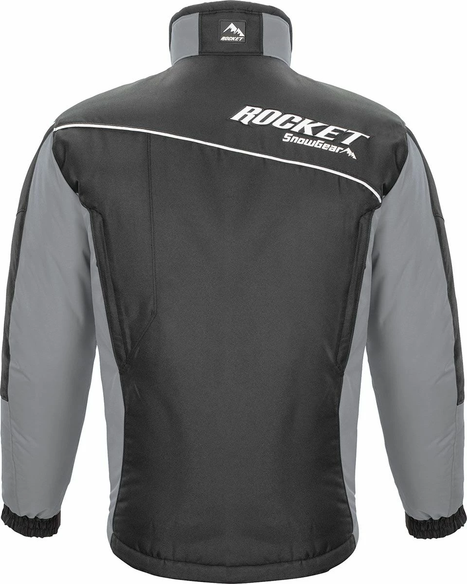 Rocket Snow Gear Storm XC Youth Snowmobile Jacket Black/Gray 2 Rocket Snow Gear Storm XC Youth Snowmobile Jacket Black/Gray - Image 2