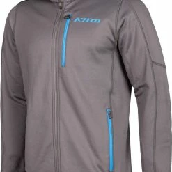 Klim Inferno Youth Jacket Asphalt/Electric Blue Lemonade