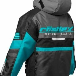 Alternative view of Castle X Strike G4 Toddler Snowmobile Jacket Turquoise/Charcoal/Black