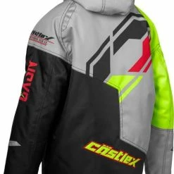 Alternative view of Castle X Code G4 Snowmobile Youth Jacket Charcoal/Silver/Hi-Vis