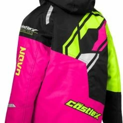 Alternative view of Castle X Code G4 Snowmobile Youth Jacket Pink Glo/Black/Hi-Vis