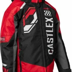 Castle X Strike G5 Snowmobile Youth Jacket Red/Black/Silver
