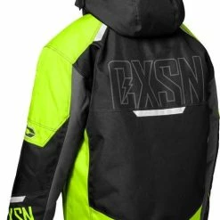 Alternative view of Castle X Strike G5 Snowmobile Youth Jacket Hi-Vis/Black/Silver