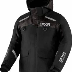 FXR 2022 Excursion Child Snowmobile Jacket Black/Black Camo