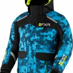 FXR 2022 Excursion Youth Snowmobile Jacket Slate Camo/Hi-Vis