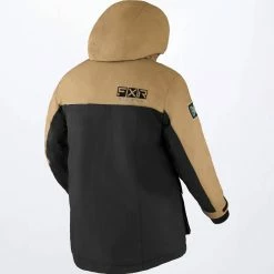 Alternative view of FXR 2022 Kicker Youth Snowmobile Jacket Black/Canvas/Steel
