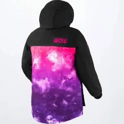 Alternative view of FXR 2022 Kicker Youth Snowmobile Jacket Purple-Pink Ink/Black