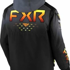Alternative view of FXR 2023 Helium Youth Snowmobile Jacket Black/Char/Inferno