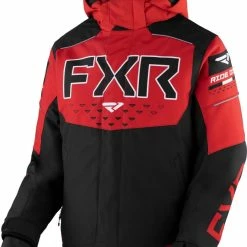FXR 2023 Helium Child Snowmobile Jacket Black/Red