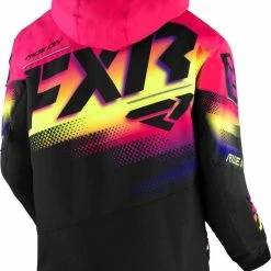 Alternative view of FXR 2023 Boost Child Snowmobile Jacket Black/Neon Fusion