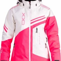 CKX Reach 3in1 Womens Snowmobile Jacket Pink/White
