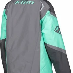 Alternative view of Klim Spark Womens Snowmobile Jacket Asphalt/Wintermint