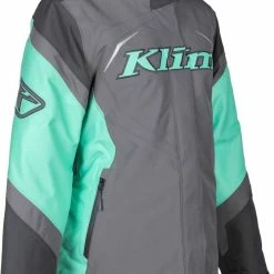 Klim Spark Womens Snowmobile Jacket Asphalt/Wintermint 10 Klim Spark Womens Snowmobile Jacket Asphalt/Wintermint -Fxr shop 4807567 5