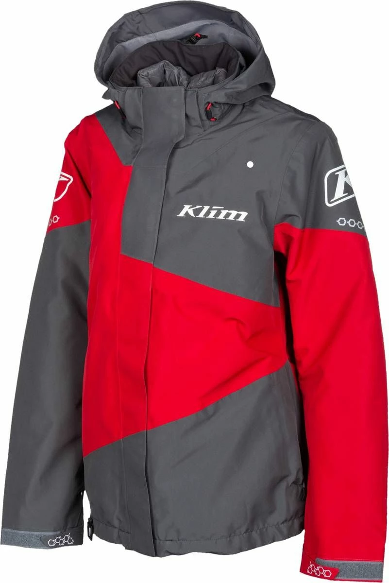 Klim Fuse Womens Snowmobile Jacket Chili Pepper/Asphalt 1 Klim Fuse Womens Snowmobile Jacket Chili Pepper/Asphalt