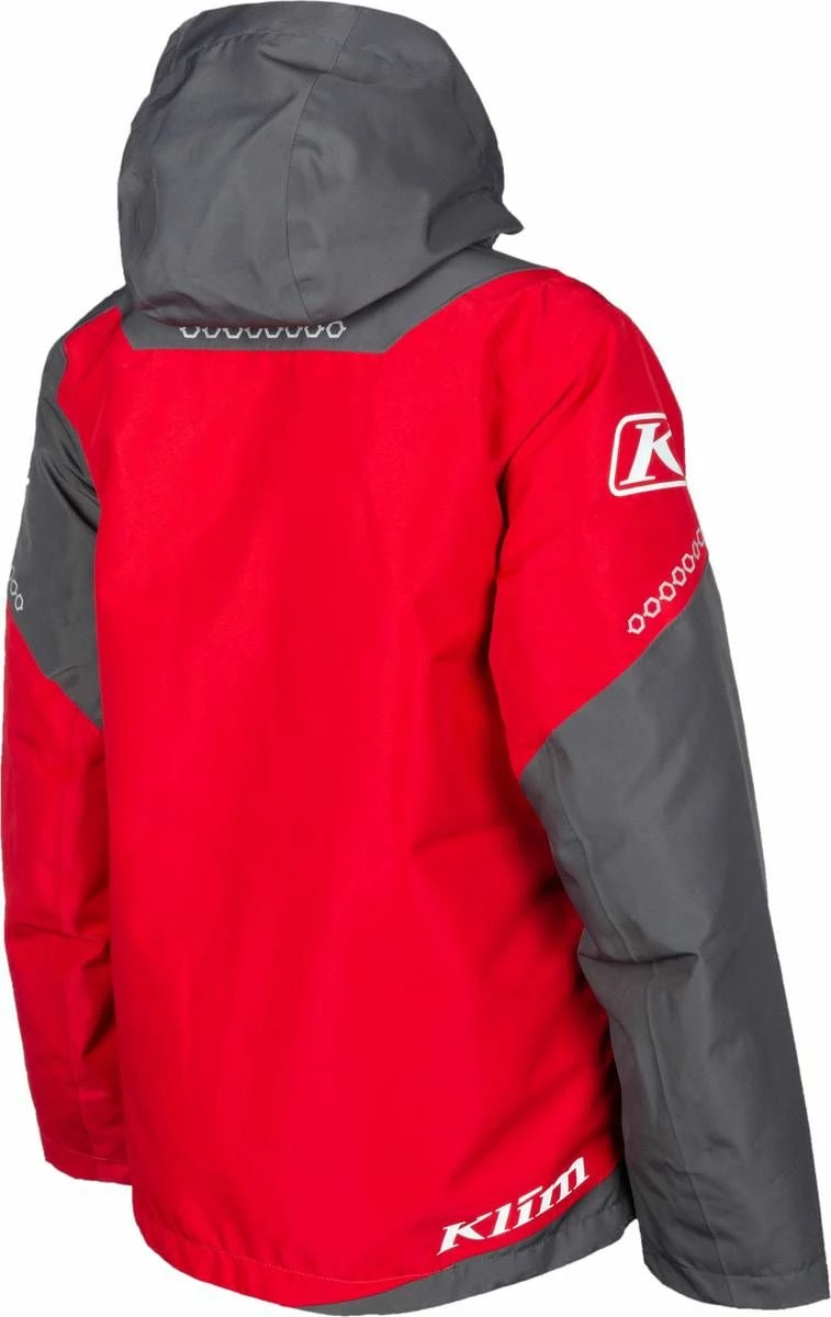 Klim Fuse Womens Snowmobile Jacket Chili Pepper/Asphalt 2 Klim Fuse Womens Snowmobile Jacket Chili Pepper/Asphalt - Image 2