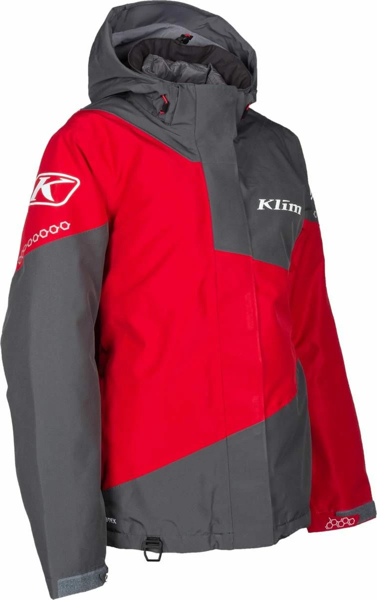 Klim Fuse Womens Snowmobile Jacket Chili Pepper/Asphalt 5 Klim Fuse Womens Snowmobile Jacket Chili Pepper/Asphalt - Image 5