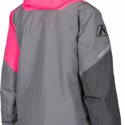 Alternative view of Klim Fuse Womens Snowmobile Jacket Castlerock Gray/Knockout Pink