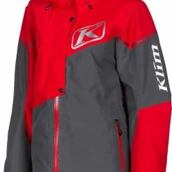 Klim Alpine Womens Snowmobile Jacket Chili Pepper/Asphalt