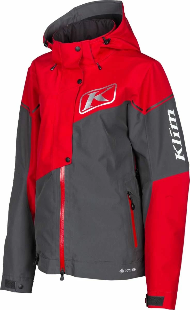 Klim Alpine Womens Snowmobile Jacket Chili Pepper/Asphalt 1 Klim Alpine Womens Snowmobile Jacket Chili Pepper/Asphalt