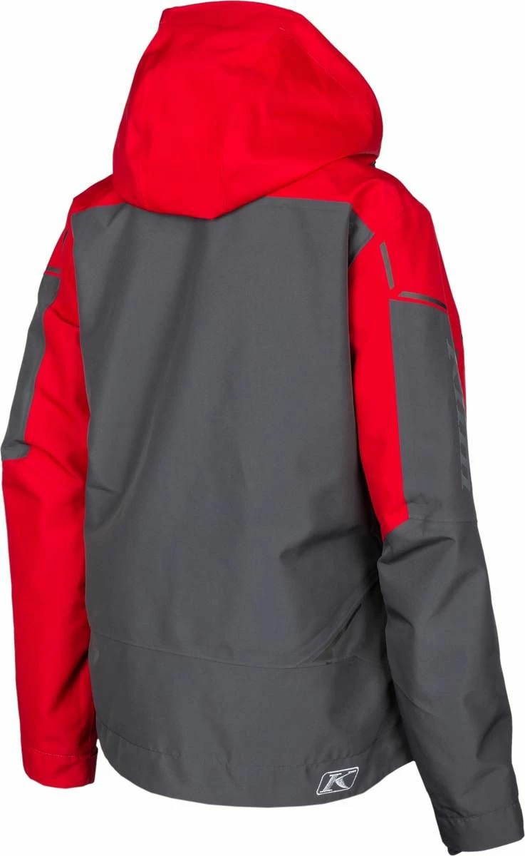 Klim Alpine Womens Snowmobile Jacket Chili Pepper/Asphalt 2 Klim Alpine Womens Snowmobile Jacket Chili Pepper/Asphalt - Image 2