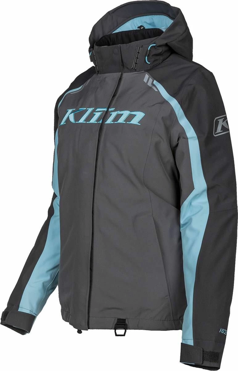 Klim Flare Womens Jacket Castlerock/Crystal Blue 1 Klim Flare Womens Jacket Castlerock/Crystal Blue