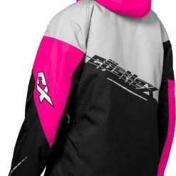 Alternative view of Castle X Code G3 Womens Snowmobile Jacket Silver/Black/Pink Glo