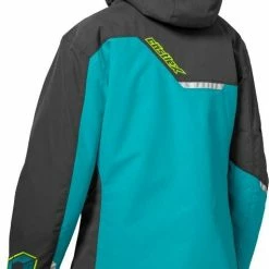 Alternative view of Castle X Powder G3 Womens Snowmobile Jacket Turquoise/Charcoal/Hi-Vis