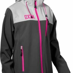 Castle X Barrier G4 Womens Snowmobile Jacket Silver/Pink Glo
