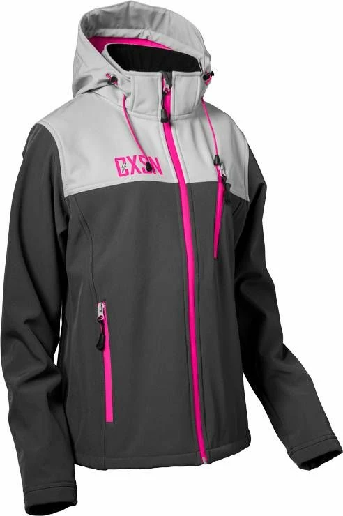 Castle X Barrier G4 Womens Snowmobile Jacket Silver/Pink Glo 1 Castle X Barrier G4 Womens Snowmobile Jacket Silver/Pink Glo