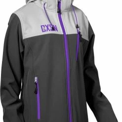 Castle X Barrier G4 Womens Snowmobile Jacket Heather Gray/Grape