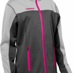 Castle X Fusion G4 Womens Snowmobile Jacket Black/Heather/Pink Glo