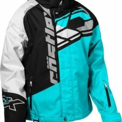 Castle X Code G4 Snowmobile Womens Jacket Turquoise/Black/White