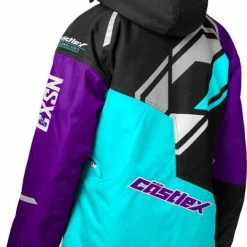 Alternative view of Castle X Code G4 Snowmobile Womens Jacket Turquoise/Grape/Black