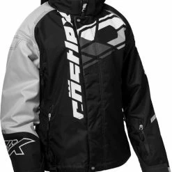 Castle X Code G4 Snowmobile Womens Jacket Black/Charcoal/Silver