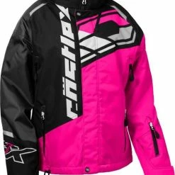 Castle X Code G4 Snowmobile Womens Jacket Pink Glo/Black/Charcoal