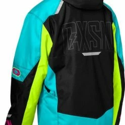 Alternative view of Castle X Strike G5 Snowmobile Womens Jacket Turquoise/Black/Hi-Vis