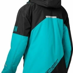 Alternative view of Castle X Phase G4 Snowmobile Womens Jacket Black/Turquoise
