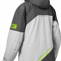 Alternative view of Castle X Phase G4 Snowmobile Womens Jacket Charcoal/Silver/Hi-Vis