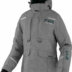 FXR 2022 Excursion Ice Pro Womens Snowmobile Jacket Grey Linen/Ocean