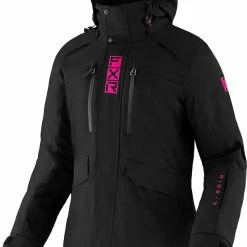 FXR 2022 Aerial Womens Snowmobile Jacket Black/E Pink