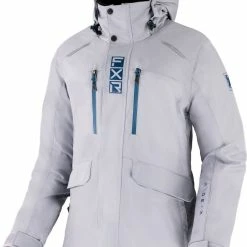 FXR 2022 Aerial Womens Snowmobile Jacket Grey/Ocean